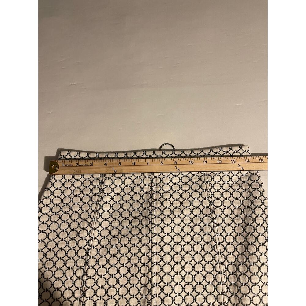 Maeve Anthropologie Geometric Knit Pencil Skirt - Black & White - Small - Picture 5 of 7
